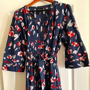 Navy Floral Tunic
